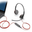 Poly Blackwire C3225 USB-C - 3200 Series - auricular - en oreja - cableado - conector de 3,5 mm, USB-C - aislamiento de ruido