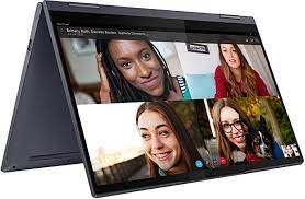 Lenovo Yoga 7 14ITL5 82BH - Diseño plegable - Intel Core i7 1165G7 / 2.8 GHz - Evo - Win 10 Home 64 bit - Iris Xe Graphics - 16 GB RAM - 512 GB SSD NVMe - 14" IPS pantalla táctil 1920 x 1080 (Full HD) - Wi-Fi 6 - musgo oscuro - kbd: español (Latinoamérica)