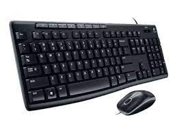 Logitech Media Combo MK200 - Juego de teclado y ratón - USB - inglés