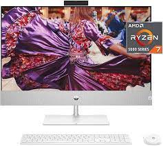 HP Pavilion 27-ca0011la - All-in-one - AMD Ryzen 7 5700U - 1.512 TB HDD - 27" - Windows 11 Home - Spanish
