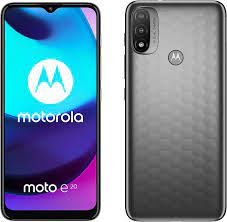 Motorola Moto E20 - 4G smartphone - SIM doble - RAM 2 GB / 32 GB - microSD slot - 6.5" - 2 x cámaras traseras 13 MP, 2 MP - front camera 5 MP - gris grafito