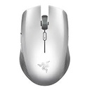 Razer Atheris - Ratón - óptico - 5 botones - inalámbrico - Bluetooth, 2.4 GHz - receptor inalámbrico USB - blanco mercurio