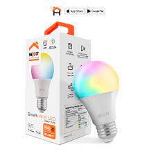 Nexxt Solutions Connectivity - Light Bulb - smart LED bulb - conexión WI-FI - Bombillo multicolor - Compatible con Amazon Alexa y Google Assistant - 800 Lumen - 9W(Equivalente a 60W) - 110 V/ 220 V 