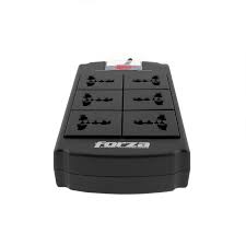 Forza - Surge protector - AC 110/220 V - 4 Tomas de Corriente - 1 USB-A/C 500J WH