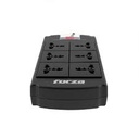 Forza - Surge protector - AC 110/220 V - 4 Tomas de Corriente - 1 USB-A/C 500J WH