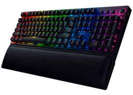 Razer BlackWidow V3 Pro - Teclado - retroiluminación - Bluetooth, 2.4 GHz, USB-C - EE. UU. - interruptor: Razer Green