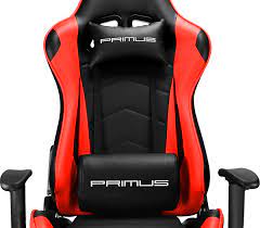 Primus Gaming Chair Thronos 100T - Red - PCH-102RD - Max. Weight Capacity  120 KG - Armrest Type 2D -  360° Rotation