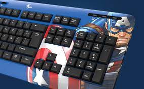 Xtech - Keyboard - Wired - Spanish (Latin American) - USB - Blue - Marvel CA XTK-M401CA