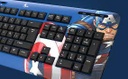 Xtech - Keyboard - Wired - Spanish (Latin American) - USB - Blue - Marvel CA XTK-M401CA