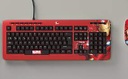 Xtech - Keyboard - Wired - Spanish (Latin American) - USB - Bright red - Marvel XTK-M401IM