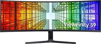Samsung S49A950UIN - S95UA Series - monitor QLED - curvado - 49" - 5120 x 1440 Dual Quad HD @ 120 Hz - VA - 400 cd/m² - 3000:1 - DisplayHDR 400 - 4 ms - 2xHDMI, DisplayPort, USB-C - altavoces - charcoal black