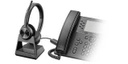 Poly Savi 7320 - 7300 Office Series - sistema de auriculares - en oreja - DECT 6.0 - inalámbrico