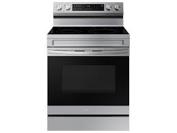 Samsung NE63A6511SS - Hornillo - autónomo - Wi-Fi - ancho: 76 cm - fondo: 72.9 cm - alto: 118 cm - con auto limpieza - acero inoxidable