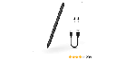 K2-C-Bolígrafo para Microsoft Surface Pro 9/8/7, lápiz óptico compatible con Surface Book 3/Laptop 4/Studio 2, Surface Go 3/2/1, Surface 3, rechazo de palma, sensibilidad a la presión 1024 (negro)