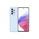 Samsung Galaxy A53 5G - 5G smartphone - SIM doble - RAM 6 GB / Memoria interna 128 GB - microSD slot - pantalla OLED - 6.5" - 2400 x 1080 píxeles (120 Hz) - 4x x cámaras traseras 64 MP, 12 MP, 5 MP, 5 MP - front camera 32 MP - azul increíble