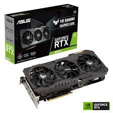 ASUS TUF Gaming GeForce RTX 3060 Ti - OC Edition - tarjeta gráfica - GF RTX 3060 Ti - 8 GB GDDR6X - PCIe 4.0 - 2 x HDMI, 3 x DisplayPort