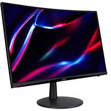 Acer Nitro ED240Q bi - ED0 Series - monitor LCD - gaming - curvado - 23.6" - 1920 x 1080 Full HD (1080p) @ 75 Hz - VA - 250 cd/m² - 3000:1 - 1 ms - HDMI, VGA - negro