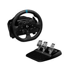 Logitech G923 Racing - Juego de volante y pedales - cableado - para PC, Sony PlayStation 4, Sony PlayStation 5