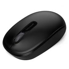Microsoft ratón móvil inalámbrico 1850 - Ratón - diestro y zurdo - óptico - 3 botones - inalámbrico - 2.4 GHz - receptor inalámbrico USB - negro