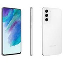 Samsung Galaxy S21 FE 5G - 5G smartphone - SIM doble - RAM 6 GB / Memoria interna 128 GB - pantalla OLED - 6.4" - 2340 x 1080 píxeles (120 Hz) - 3 x cámaras traseras 12 MP, 12 MP, 8 MP - front camera 32 MP - blanco