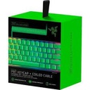 Razer - Set copertura teclado - verde razer - con cable trenzado