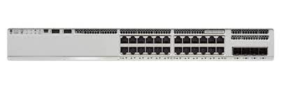 Cisco Catalyst 9200L - Network Essentials - conmutador - L3 - 24 x 10/100/1000 (PoE+) + 4 x Gigabit SFP (enlace ascendente) - montaje en rack - PoE+ (740 W)