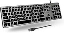 Apple Magic Keyboard with Touch ID and Numeric Keypad - Teclado - Bluetooth, USB-C - QWERTY - EE. UU. - para iMac (Principio de 2021); Mac mini (Finales de 2020); MacBook Air; MacBook Pro