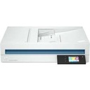 HP Scanjet Pro N4600 fnw1 - Escáner de documentos - Sensor de imagen de contacto (CIS) - a dos caras - 216 x 5362 mm - 600 ppp x 1200 ppp - hasta 40 ppm (mono) / hasta 40 ppm (color) - Alimentador automático de documentos (ADF) (100 hojas) - hasta 6000 exploraciones por día - USB 3.0, Gigabit LAN, Wi-Fi(n)
