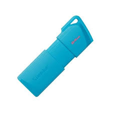 Kingston - USB flash drive - USB 3.2 Gen 1 - NEON Aqua Blue