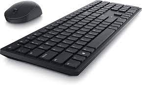 Dell Pro KM5221W - Juego de teclado y ratón - inalámbrico - 2.4 GHz - QWERTY - EE. UU. - negro - para Chromebook 3110, 3110 2-in-1; Latitude 9420 2-in-1; OptiPlex 7080; Precision 5560