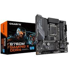 Gigabyte - B760M GAMING DDR4 - Motherboard - Micro ATX - LGA1700 Socket - Intel B760 - para Celeron / para Core i3 / para Core i5 / para Core i7 / para Pentium Gold - Intel HD Graphics - None