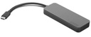 Lenovo USB-C to 4 Port USB-A Hub - Hub - 4 x SuperSpeed USB 3.0 + 1 x USB-C - sobremesa - para IdeaPad 3 Chrome 14M836; ThinkCentre M75t Gen 2; ThinkPad P15v Gen 3; X1 Fold 16 Gen 1