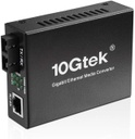Convertidor de medios-SM/10/100/1000, LC/DX, 10 Km