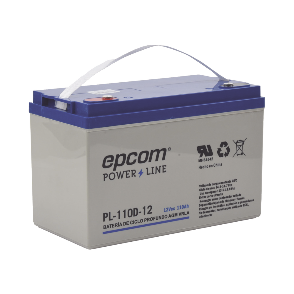 PL-110-D12-DEEP CYCLE BATTERY AGM 12VDC / 110AH / UL APPROVED