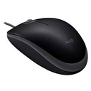 Logitech - Mouse - Wired - Black - M110 Silent