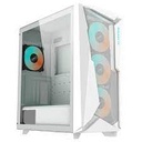 Gigabyte C301 Glass - Mid tower - placa ATX extendida - panel lateral con ventana (cristal templado) - sin fuente de alimentación (ATX) - blanco - USB/Audio