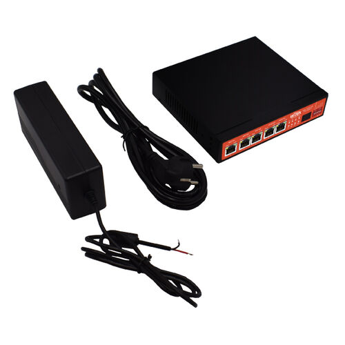 WI-PS205H V2-SWITCH WITEK POE 4FE+2FE CCTV+WATCHDOG+40W+250M
