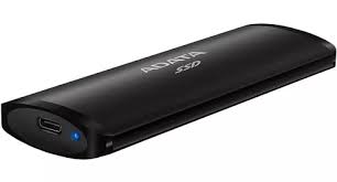 ADATA SE760 - SSD - 512 GB - externo (portátil) - USB 3.2 Gen 2 (USB-C conector) - negro