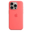 Apple - Carcasa trasera para teléfono móvil - compatibilidad con MagSafe - silicona - guava - para iPhone 15 Pro Max