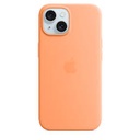 Apple - Case - Silicone - Orange - para Iphone 15 Pro - with MagSafe