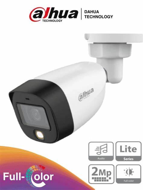 HAC-HFW1209CN-LED-CAMARA BULLET DAHUA HD 2MP FULL-COLOR STARLIGHT DCVI 2.8MM 20MT IP67