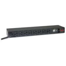 APC Metered Rack PDU AP7801B - Unidad de distribución de potencia (montaje en bastidor) - CA 120 V - 1.9 kW - input: NEMA L5-20 - conectores de salida: 8 (NEMA 5-20) - 1U - 3.65 m cable - para P/N: SMX1000C, SMX1500RM2UC, SMX1500RM2UCNC, SMX750C, SMX750CNC, SRT2K2RXLNX145