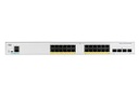 Cisco Catalyst 1000-24P-4X-L - Conmutador - Gestionado - 13 x 10/100/1000 (PoE+) + 11 x 10/100/1000 + 4 x 10 Gigabit SFP+ (enlace de subida) - montaje en rack - PoE+ (195 W)