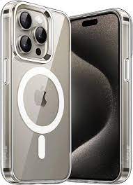 Apple - Carcasa trasera para teléfono móvil - compatibilidad con MagSafe - policarbonato - transparente - para iPhone 15