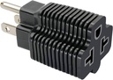 NEMA 5-15 a 5-20R-ADAPTADOR P/UPS NEMA 5-15P A 5-15R+5-20R SRV TOMA CORRIENTE
