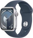 Apple Watch Series 9 (GPS) - 41 mm - aluminio estrellado - reloj inteligente con pulsera deportiva - fluoroelastómero - estrellado - tamaño de la banda: M/L - 64 GB - Wi-Fi, UWB, Bluetooth - 31.9 g
