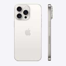 Apple iPhone 15 Pro Max - Smartphone - iOS - White Titanium - Touch - MU7D3BE/A