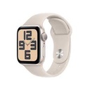 Apple Watch SE (GPS) - 2ª generación - 40 mm - aluminio estrellado - reloj inteligente con pulsera deportiva - fluoroelastómero - estrellado - tamaño de la banda: S/M - 32 GB - Wi-Fi, Bluetooth - 26.4 g