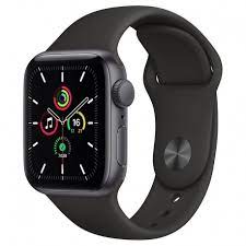 Apple Watch SE (GPS) - 2ª generación - 40 mm - aluminio de medianoche - reloj inteligente con pulsera deportiva - fluoroelastómero - medianoche - tamaño de la banda: M/L - 32 GB - Wi-Fi, Bluetooth - 26.4 g