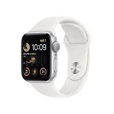 Apple Watch SE (GPS) - 2ª generación - 40 mm - aluminio plateado - reloj inteligente con pulsera deportiva - fluoroelastómero - azul tormenta - tamaño de la banda: M/L - 32 GB - Wi-Fi, Bluetooth - 26.4 g